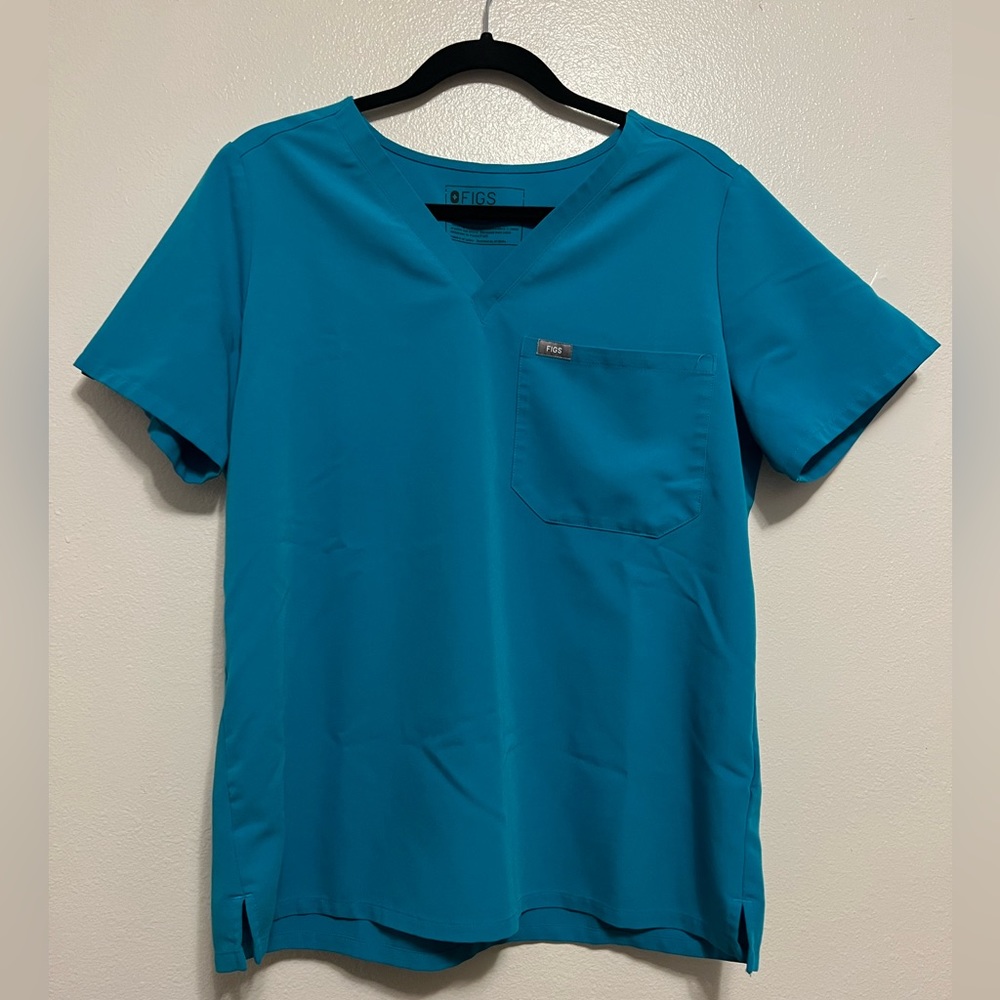 Figs Tops | Womens Figs Technical Collection Top | Color: Blue/Green | Size: L